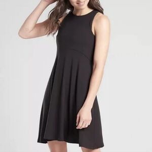 Athleta Black Santorini Thera Athleisure Dress